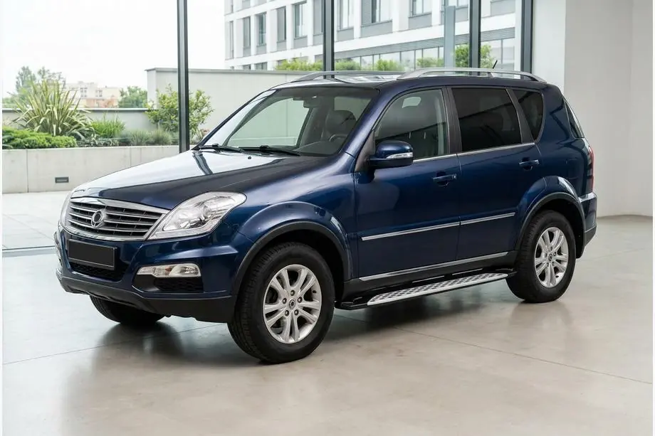 SsangYong Rexton I 2001–2017 Sidosteg Shining V1 (2 st, aluminium) Image