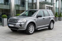 Land Rover Freelander II 2006–2014 Sidosteg Shining V1 (2 st, aluminium) foto 1