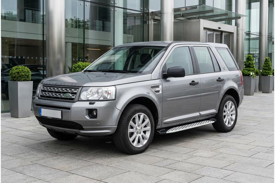 Land Rover Freelander II 2006–2014 Sidosteg Shining V1 (2 st, aluminium) Image