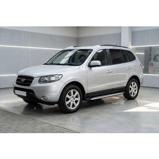 Sidosteg Shining V1 (2 st, aluminium) Hyundai Santa Fe 2 2006–2012 foto 1