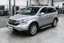 Honda CRV 2007–2011 Sidosteg Shining V1 (2 st, aluminium) foto 1