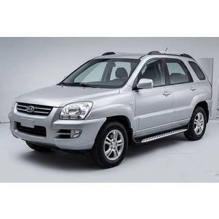 Sidosteg Shining V1 (2 st, aluminium) Kia Sportage 2004–2010 foto 1