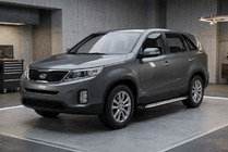 Kia Sorento II XM 2009–2014 Sidosteg Shining V1 (2 st, aluminium) foto 1