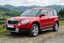 Skoda Yeti 2009–2017 Sidosteg Shining V1 (2 st, aluminium) foto 1
