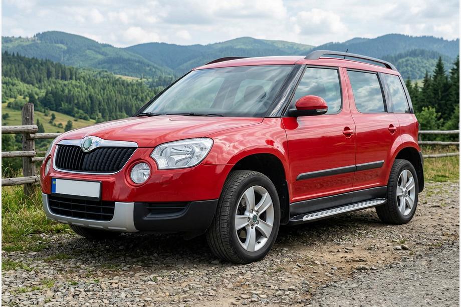 Skoda Yeti 2009–2017 Sidosteg Shining V1 (2 st, aluminium) Image