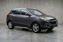 Hyundai IX-35 2010–2015 Sidosteg Shining V1 (2 st, aluminium) foto 1