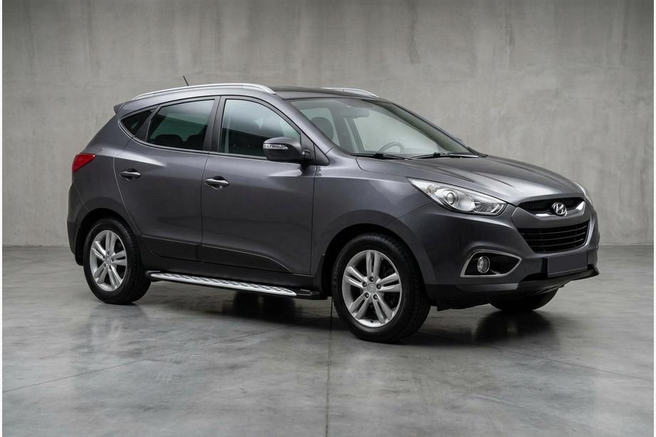Hyundai IX-35 2010–2015 Sidosteg Shining V1 (2 st, aluminium) Image