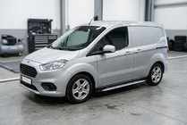 Ford Courier 2014–2023 Sidosteg Shining V1 (2 st, aluminium) foto 1