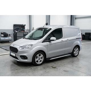 Sidosteg Shining V1 (2 st, aluminium) Ford Courier 2014–2023 foto 1
