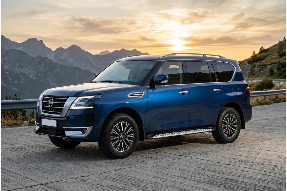 Nissan Patrol Y62 2010–2024 Sidosteg Shining V1 (2 st, aluminium) Image