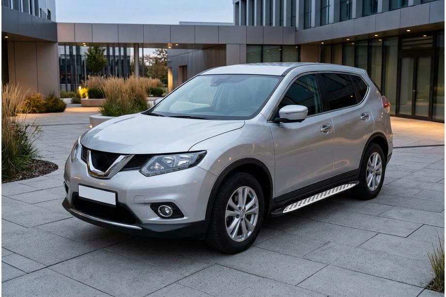 Nissan X-trail T32/Rogue 2014–2021 Sidosteg Shining V1 (2 st, aluminium) Foto 1