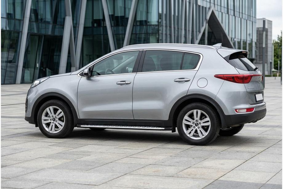 Kia Sportage 2015–2021 Sidosteg Shining V1 (2 st, aluminium) Image