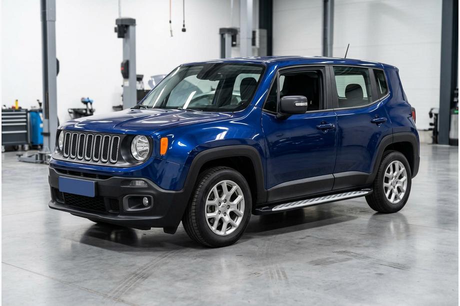 Jeep Renegade 2014– Sidosteg Shining V1 (2 st, aluminium) Image