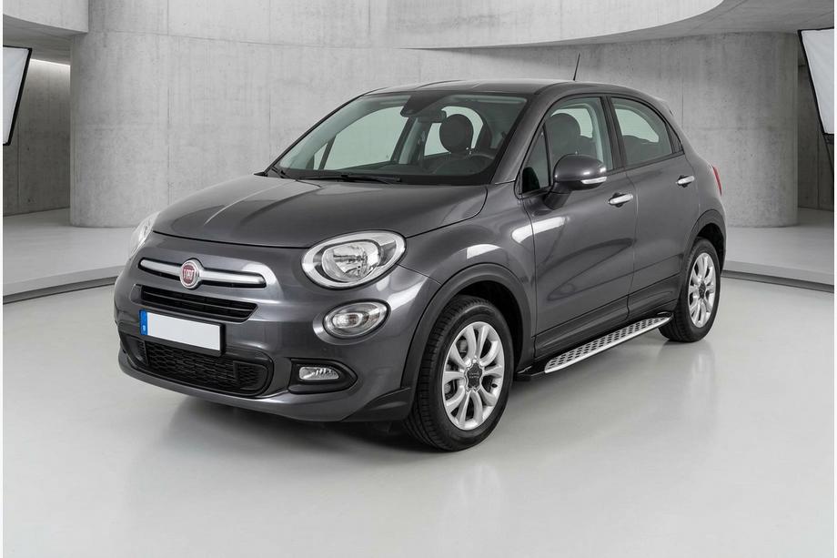 Fiat 500X 2014–2024 Sidosteg Shining V1 (2 st, aluminium) Image