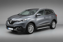 Renault Kadjar 2015–2022 Sidosteg Shining V1 (2 st, aluminium) foto 1