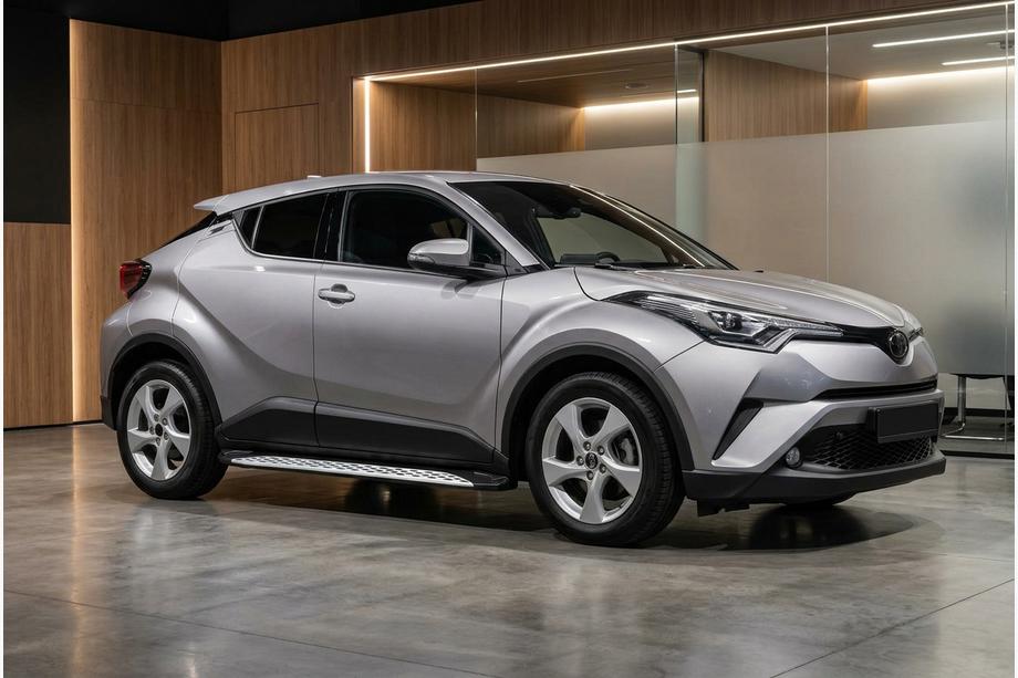 Toyota C-HR 2016–2023 Sidosteg Shining V1 (2 st, aluminium) Image