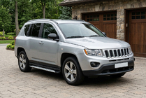 Jeep Compass 2006–2016 Sidosteg Shining V1 (2 st, aluminium) foto 1