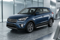 Hyundai Creta 2014–2020 Sidosteg Shining V1 (2 st, aluminium) foto 1