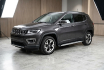 Jeep Compass 2016– Sidosteg Shining V1 (2 st, aluminium) foto 1