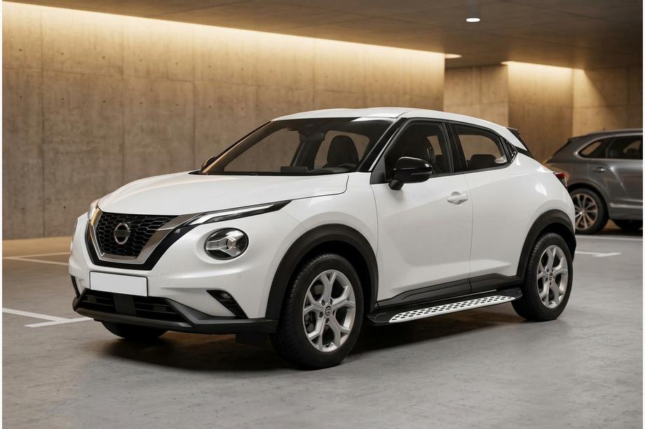 Nissan Juke 2020– Sidosteg Shining V1 (2 st, aluminium) Image
