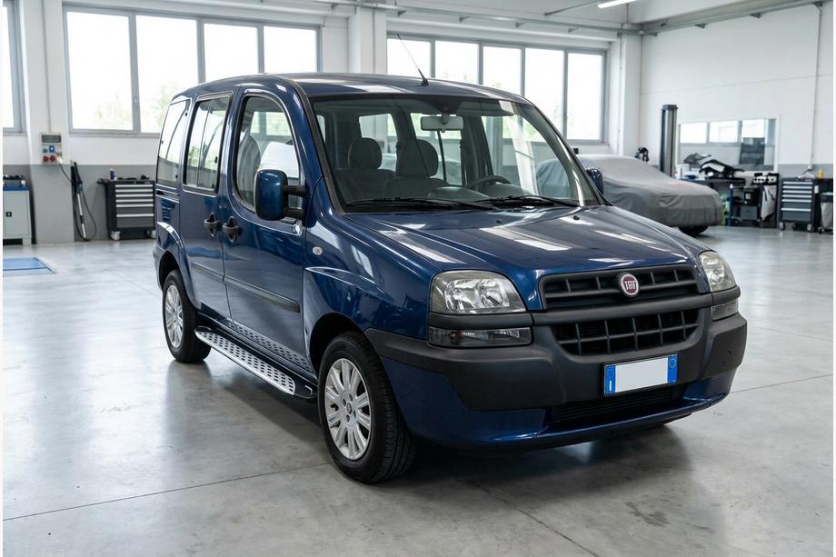 Fiat Doblo I 2005–2010 Sidosteg Shining V1 (2 st, aluminium) Image