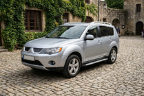 Mitsubishi Outlander 2006–2012 Sidosteg Shining V1 (2 st, aluminium) foto 1