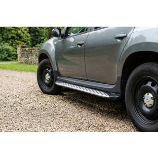 Sidosteg Shining V1 (2 st, aluminium) Renault Duster 2008–2017 foto 1