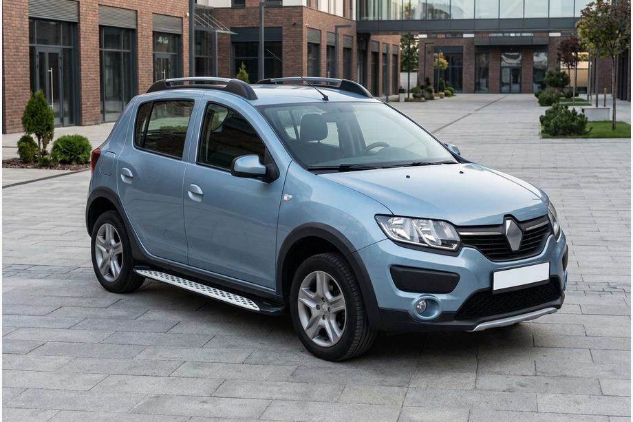 Renault Sandero 2013–2022 Sidosteg Shining V1 (2 st, aluminium) Image