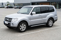 Mitsubishi Pajero Wagon IV 2006–2021 Sidosteg Shining V1 (2 st, aluminium) foto 1