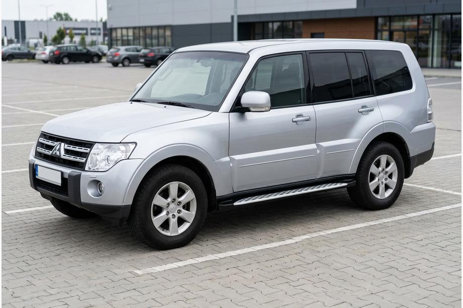 Mitsubishi Pajero Wagon IV 2006–2021 Sidosteg Shining V1 (2 st, aluminium) Image