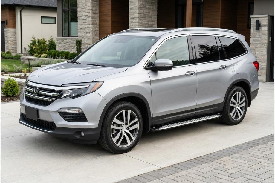 Honda Pilot 2015–2022 Sidosteg Shining V1 (2 st, aluminium) Image