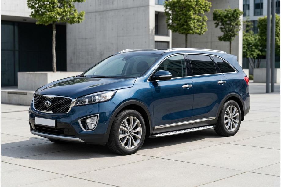 Kia Sorento III UM 2014–2020 Sidosteg Shining V1 (2 st, aluminium) Image