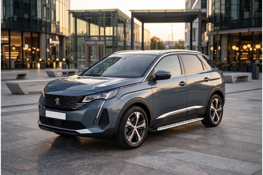 Peugeot 3008 2016–2023 Sidosteg Shining V1 (2 st, aluminium) Image