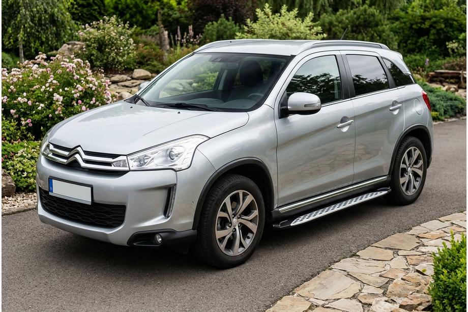 Citroen C-4 Aircross 2012–2017 Sidosteg Shining V1 (2 st, aluminium) Image