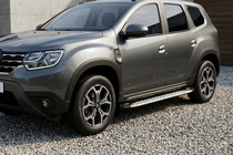 Renault Duster 2018–2024 Sidosteg Shining V1 (2 st, aluminium) foto 1