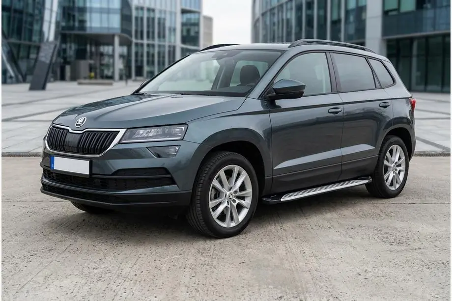 Skoda Karoq 2018– Sidosteg Shining V1 (2 st, aluminium) Foto 1