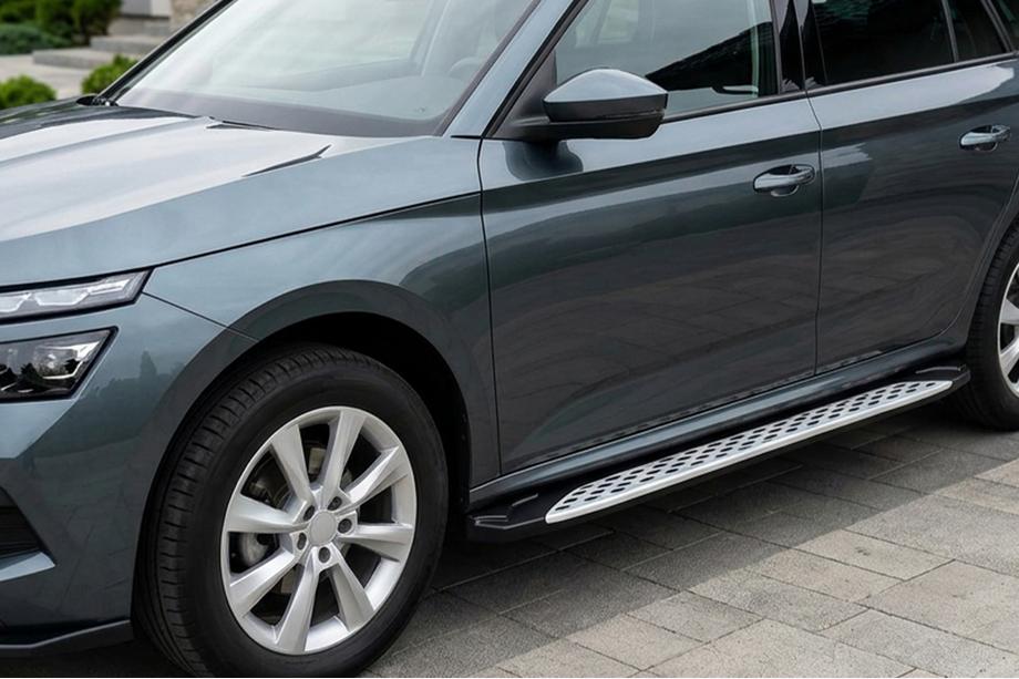 Skoda Kamiq 2019– Sidosteg Shining V1 (2 st, aluminium) Image