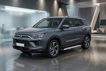 SsangYong Korando 2019– Sidosteg Shining V1 (2 st, aluminium) foto 1
