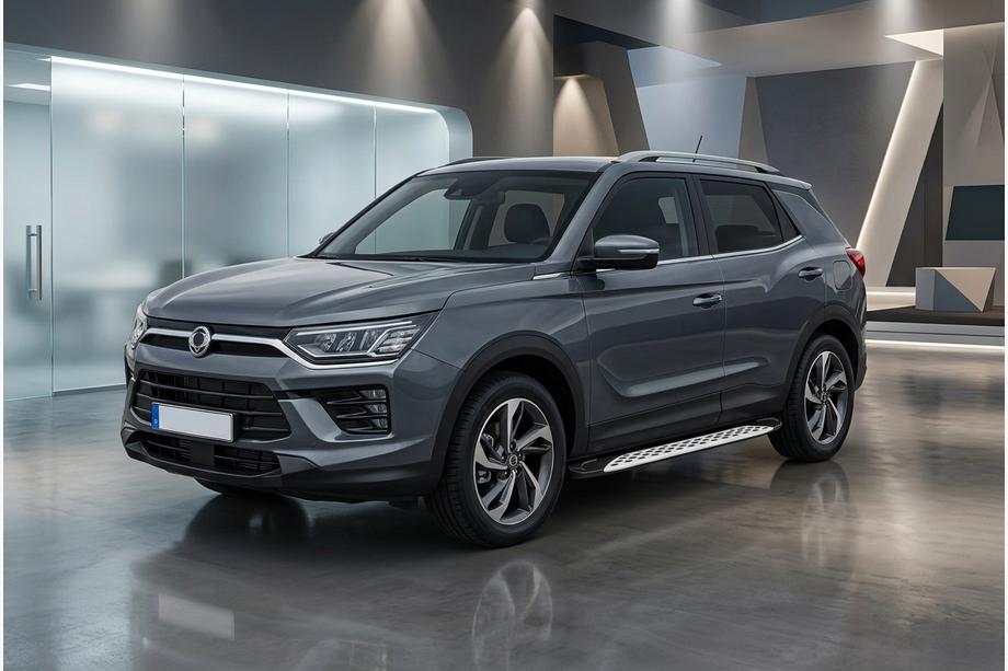 SsangYong Korando 2019– Sidosteg Shining V1 (2 st, aluminium) Image