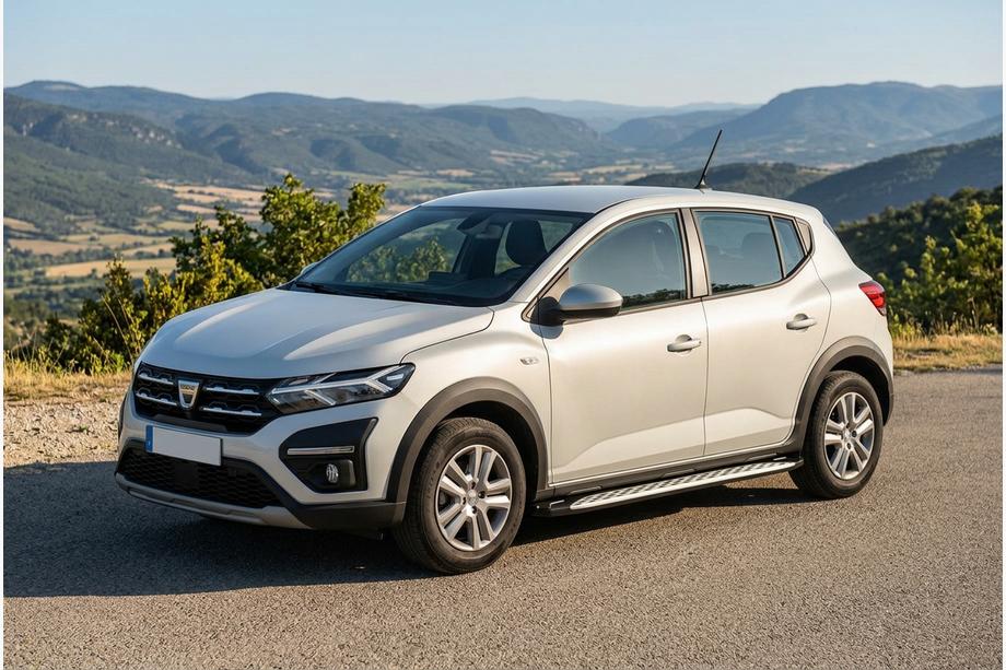 Dacia Sandero 2021– Sidosteg Shining V1 (2 st, aluminium) Image