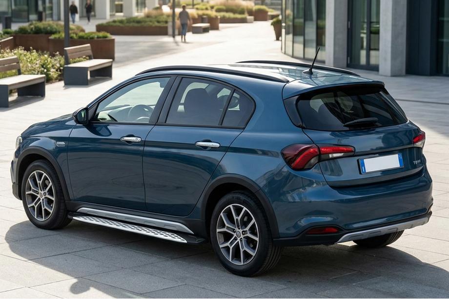 Fiat Tipo Cross 2021– Sidosteg Shining V1 (2 st, aluminium) Foto 1