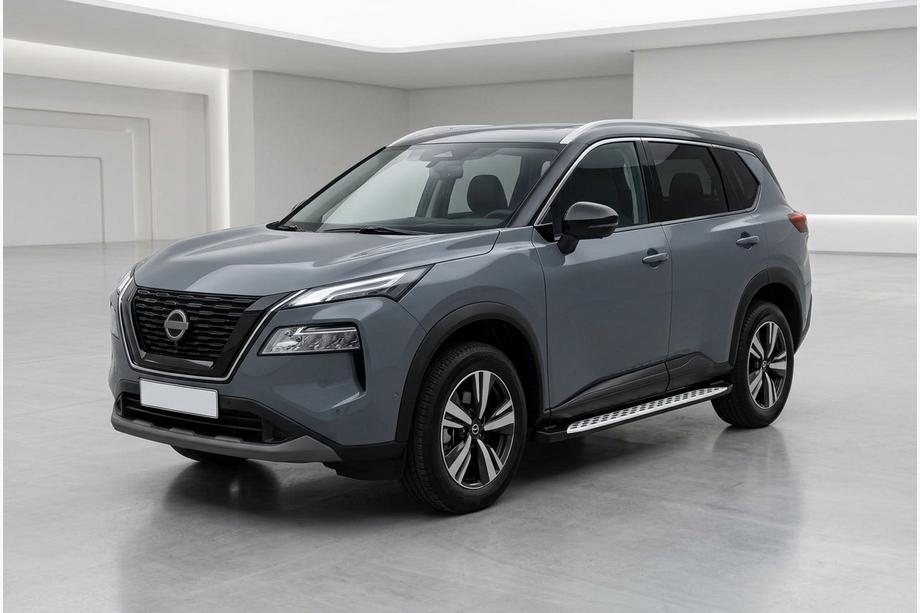 Nissan X-trail T33/Rogue 2022– Sidosteg Shining V1 (2 st, aluminium) Foto 1