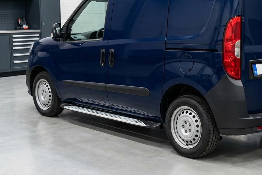 Fiat Doblo II 2010–2022 Sidosteg Shining V1 (2 st, aluminium) Image