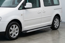 Volkswagen Caddy 2010–2015 Sidosteg Shining V1 (2 st, aluminium) foto 1