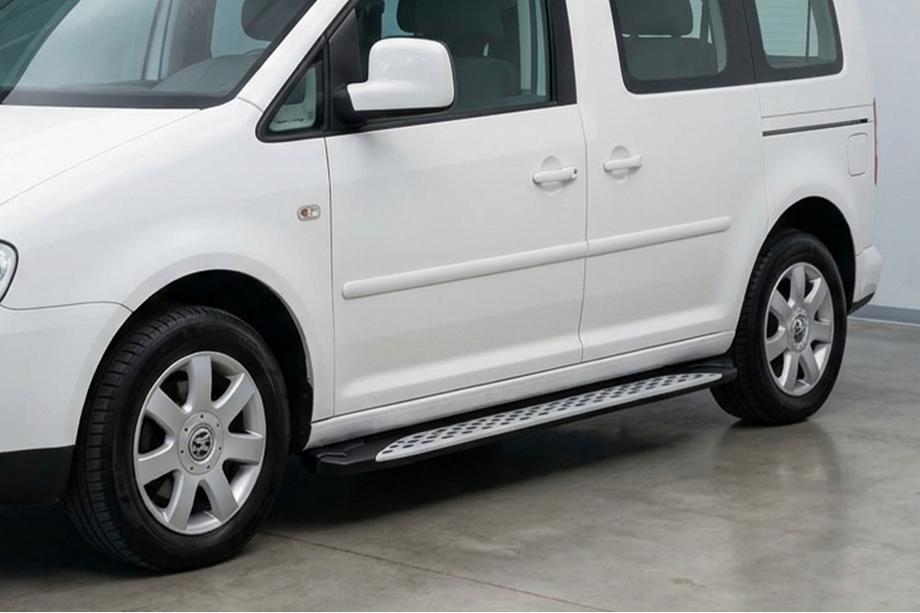 Volkswagen Caddy 2010–2015 Sidosteg Shining V1 (2 st, aluminium) Image