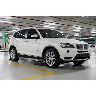 Sidosteg Shining V1 (2 st, aluminium) BMW X3 F25 2011–2018 foto 1
