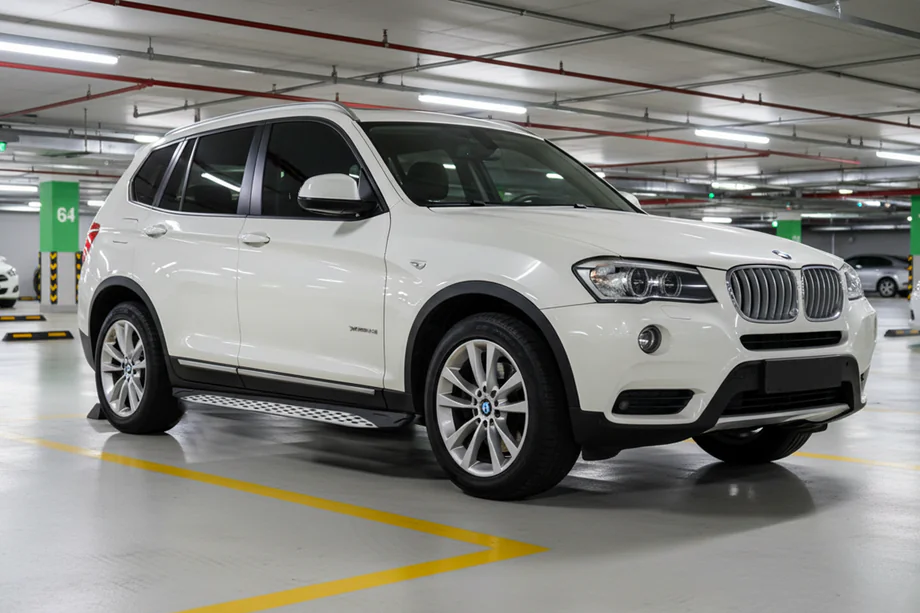 BMW X3 F25 2011–2018 Sidosteg Shining V1 (2 st, aluminium) Image