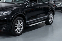 Porsche Cayenne 2003–2010 Sidosteg Shining V1 (2 st, aluminium) foto 1