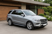 Mercedes GLE/ML class W166 2011–2018 Sidosteg Shining V1 (2 st, aluminium) foto 1