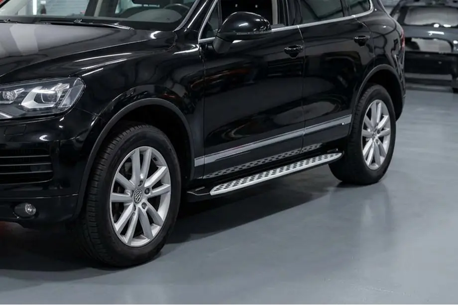 Porsche Cayenne 2010–2017 Sidosteg Shining V1 (2 st, aluminium) Image